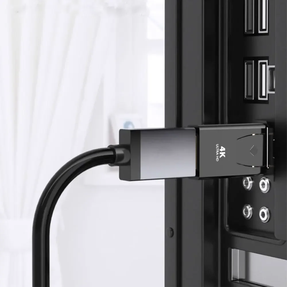 Display Port DP to HDMI Compatible HDTV Adapter Video Audio PC Laptop 4K DP DisplayPort to HDMI Compatible Adapter Converter