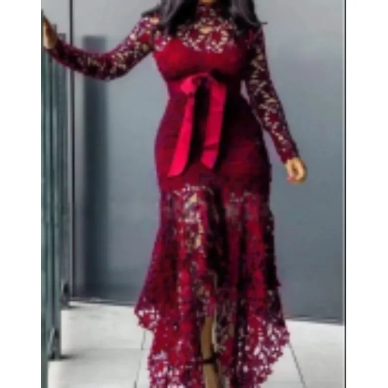 فساتين الحفلات الأفريقية للنساء Dashiki أنقرة الخامس الرقبة كتف واحد مطبوعة بلا أكمام ثوب مسائي الزفاف فستان أنيق