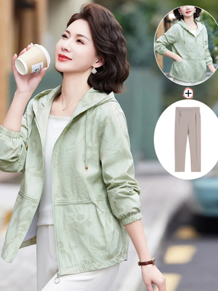 spring-fashion-thin-mom-coat-uv-protection-summer-wear-for-middle-aged-and-elderly-women-stylish-windbreaker-polyester-fiber