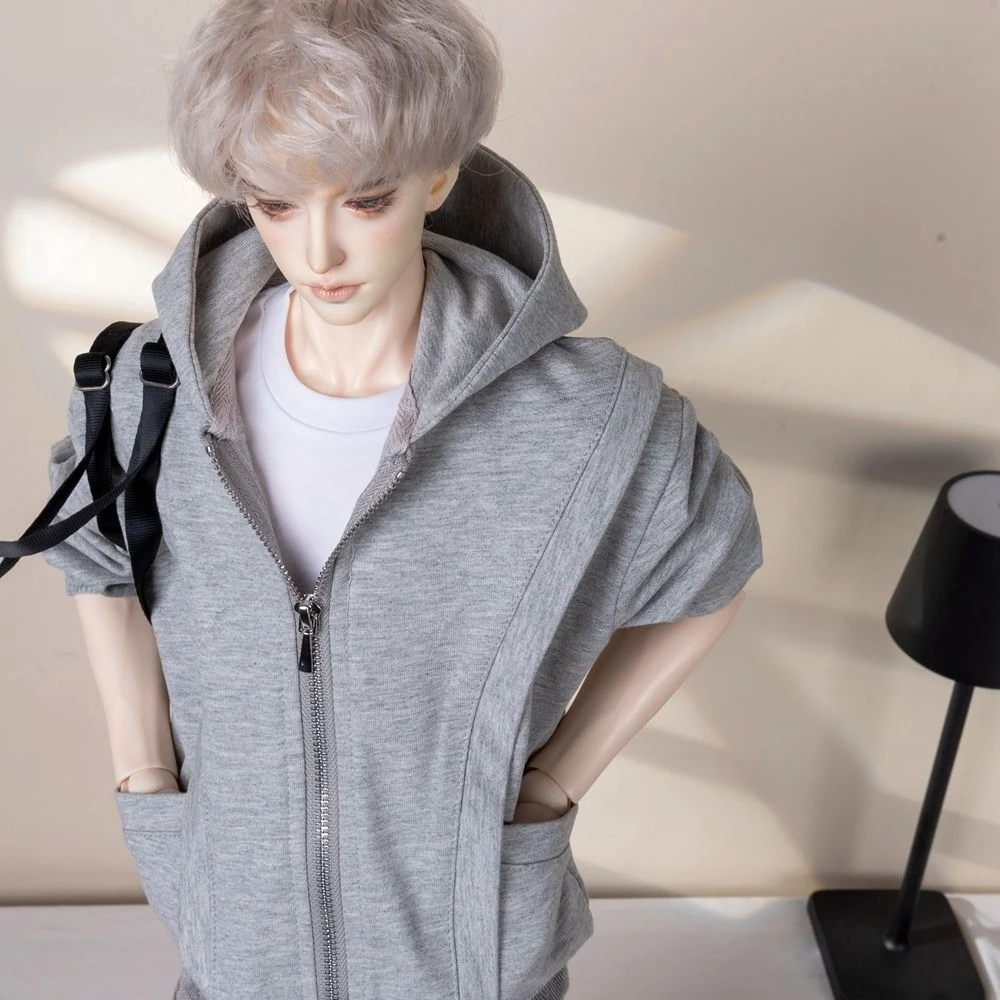 1/3 poppenkleding voor 75 cm mannelijke bjd pop sportkleding jas jas hoodie aankleden speelhuis speelgoed cadeau popaccessoires, geen pop