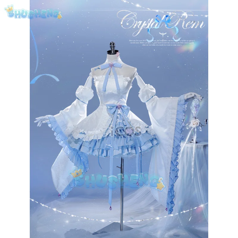 أزياء ريم التأثيرية إعادة بدء الحياة في عالم آخر زي الهالوين كرنفال حفلة عيد الميلاد لعب الأدوار الملابس الملابس