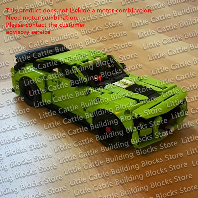 QWERT City Car Model MOC Building Bricks High-Performance Sports Car Modular Technology Children Holiday Gifts Assemble Toy Suit