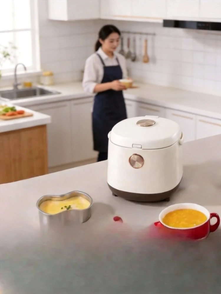 

Mini Smart Rice Cooker 1-2 People Multifunctional Baby Porridge Food Supplement Pot Household Use