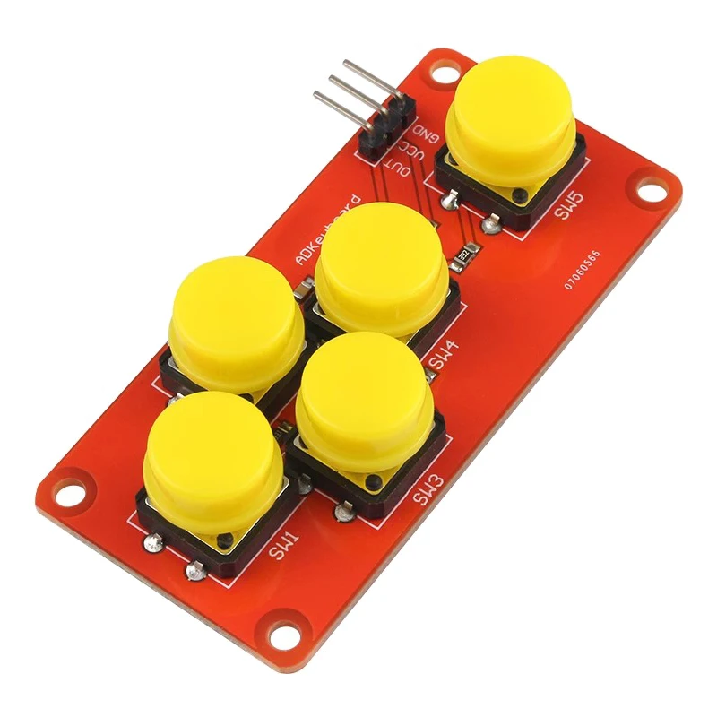 AD Keyboard Simulate Five Key Module Analog Button for arduino Sensor Expansion Board