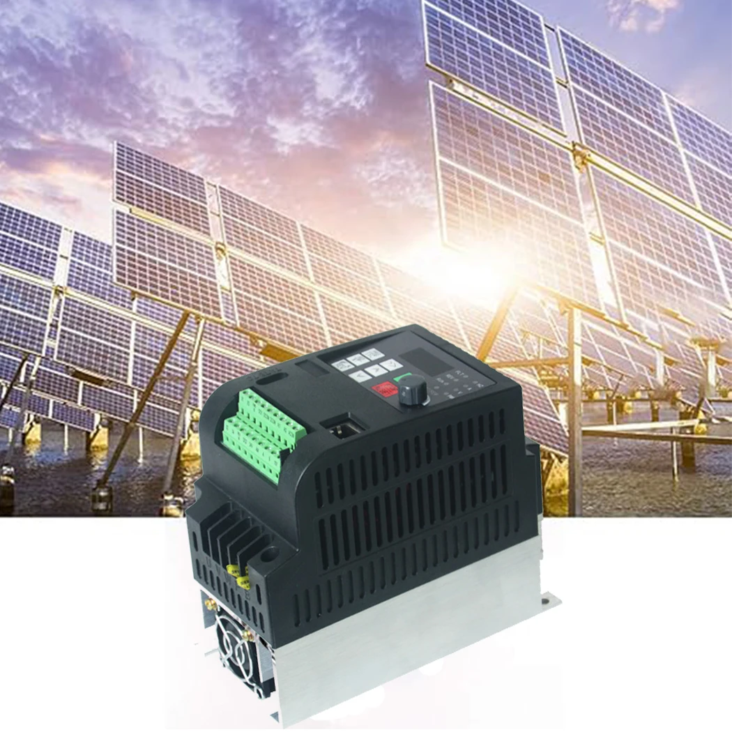 Solar Automatic Water Pump Inverter DC to AC 0.75kw-11kw 220V or 380V Output Variable Frequency Speed Controller For Water Pump