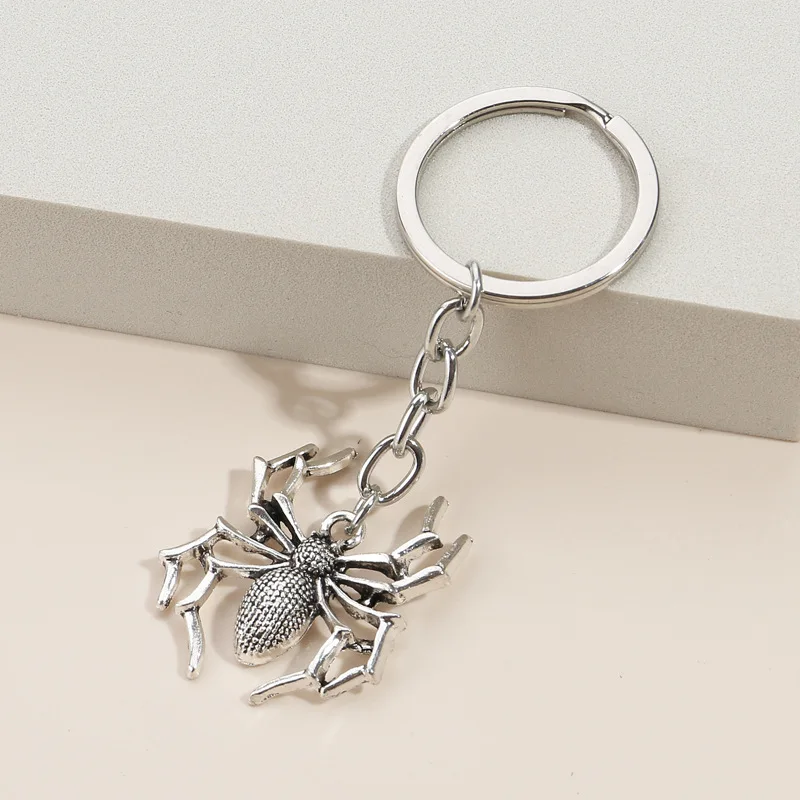 Halloween Series Animal Spider Keychain Pendant Car Key Pendant