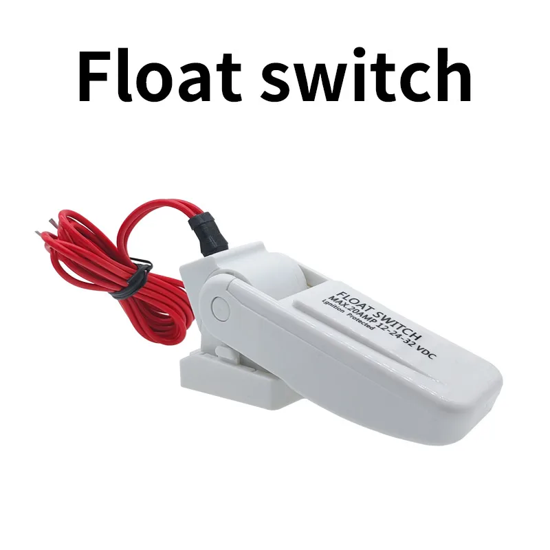 1 Stuks 12V 24V 1100gph 750gph Lenspomp Vlotterschakelaar waterpomp gebruikt in boot watervliegtuig campers woonboot lenspomp