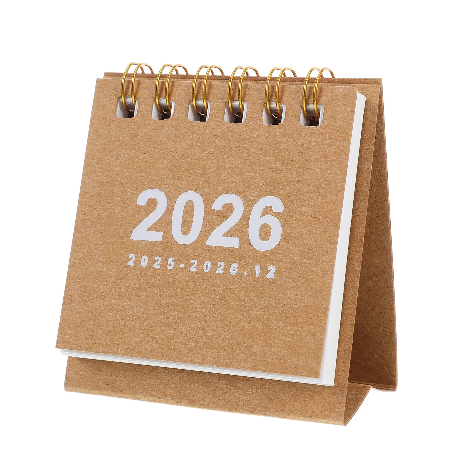 

Mini Desk Calendar 2026 Small Desktop Tear Off Pages Minimalist Design Daily Task Tracker Monthly Standing Desk Calendar