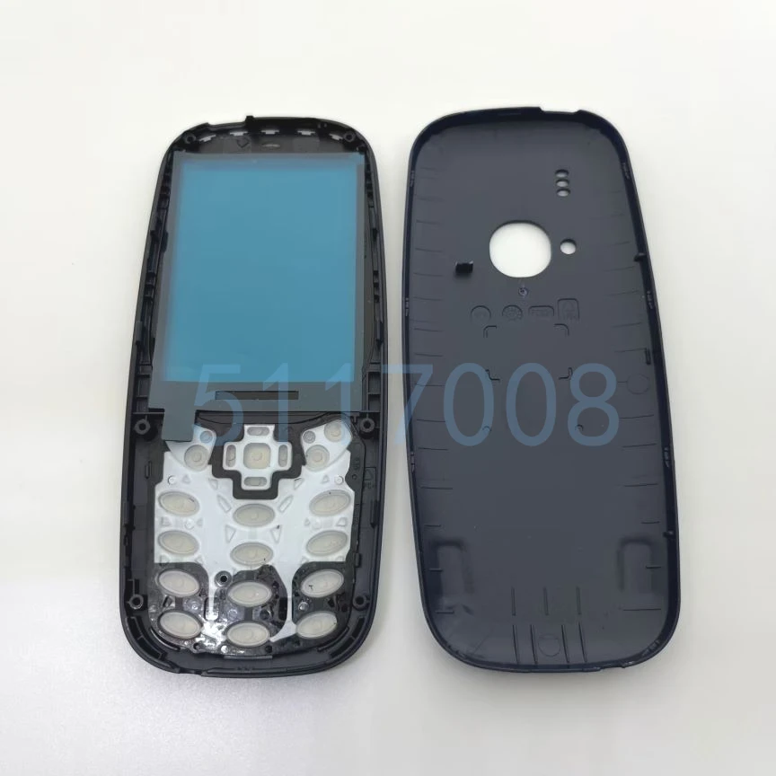 For Nokia 3310 With English Keyboard New Full Housing Face Frame Battery Cover Case