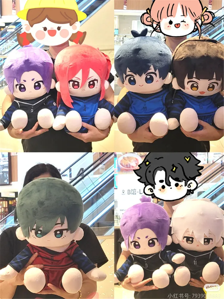 

40cm Blue lock Blue Prison Bachira Meguru Isagi Yoichi Nagi Seishiro Mikage Reo Chigiri Hyoma Itoshi Rin Plush Doll Trendy Toys