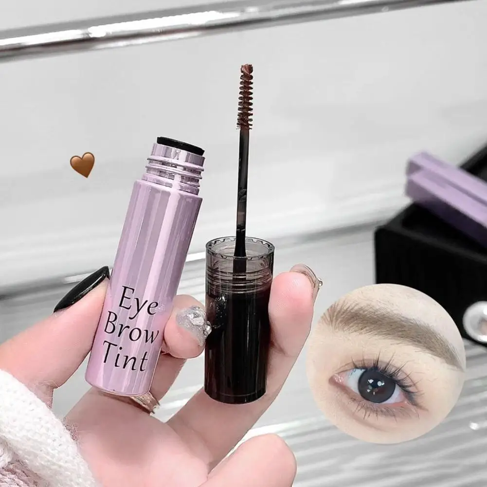 ティンテッド ブロウ マスカラ ピンク、ベルベット マット ウォータープルーフ ブロウ フェザリー ブロウ スタイル 韓国メイクアップ、汚れ防止持続ジェル、ロング I7Q6