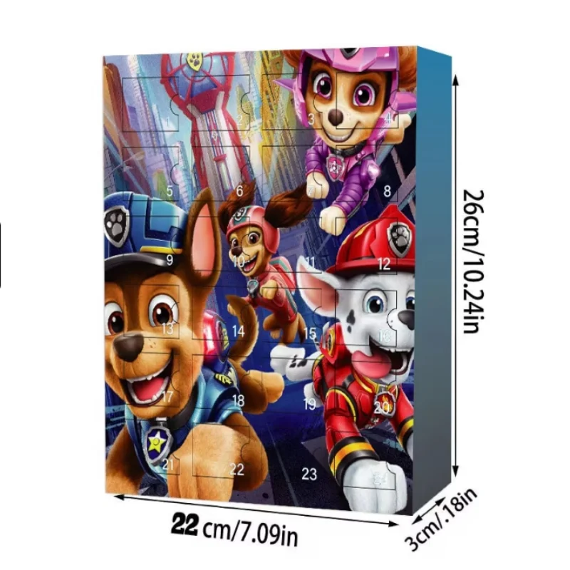 dessin-anime-paw-patrol-noel-boite-aveugle-ornement-ornement-poke-bande-dessinee-peripherie-poupee-jouets-creatifs-cadeaux-de-vacances-pour-enfants-garcons