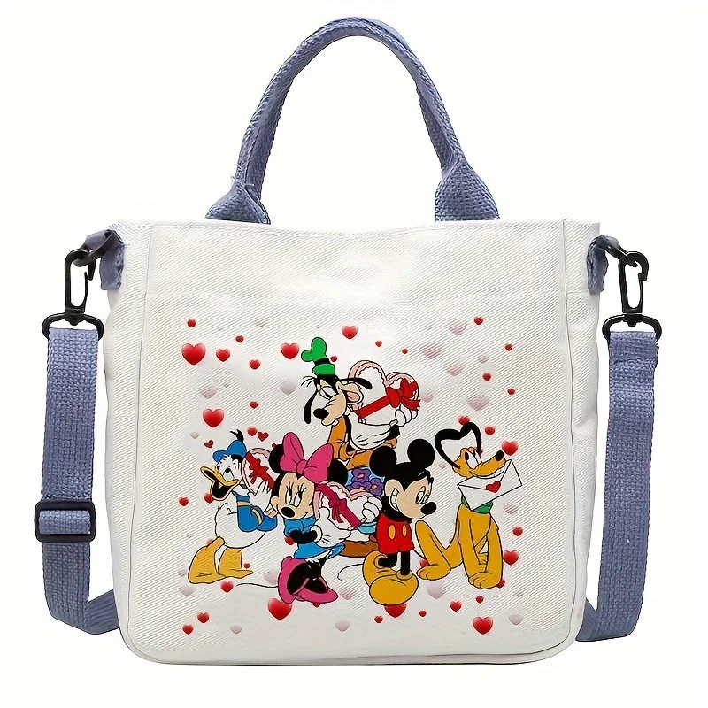 ديزني Kawaii أنيمي فتاة حقائب كتف دونالد داك ميكي ميني حقيبة كتف امرأة حقيبة المحمولة عالية السعة حقائب اليد هدية #2
