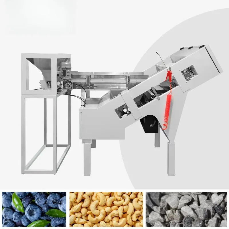 Belt Type Optical Color Sorter Machine CCD Visual Sorting Equipment For Nut Berry Mineral Particle  Available Customized