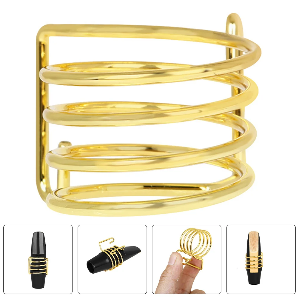 

1pcs Saxophone Ligature Holder Alto Sax Reed Clip Adjustable For Wind Instrument Precision Machined Compatible With Various
