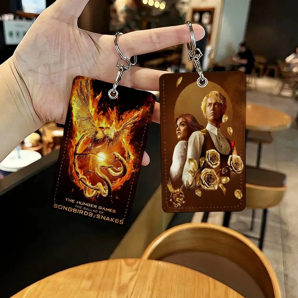 

Чехлы-держатели для студенческих карт «Баллада о птицах и змеях» с защитой от потери, для карт доступа в кампус, с брелоком