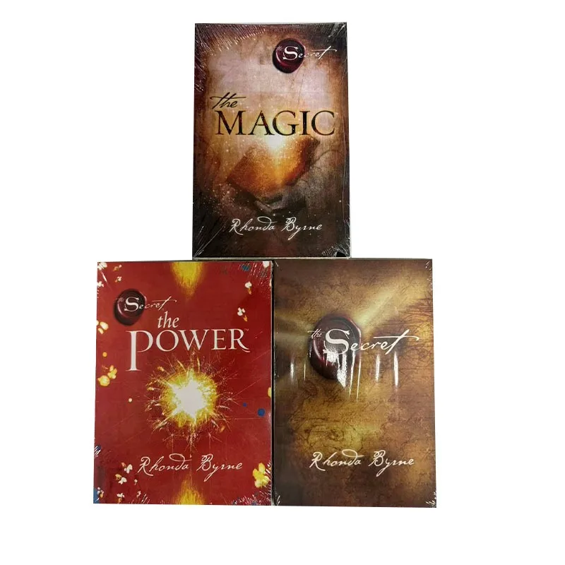 

3 книги/набор Rhonda Byrne серия книги The Secret, The Magic And The Power Мягкая книга на английском языке