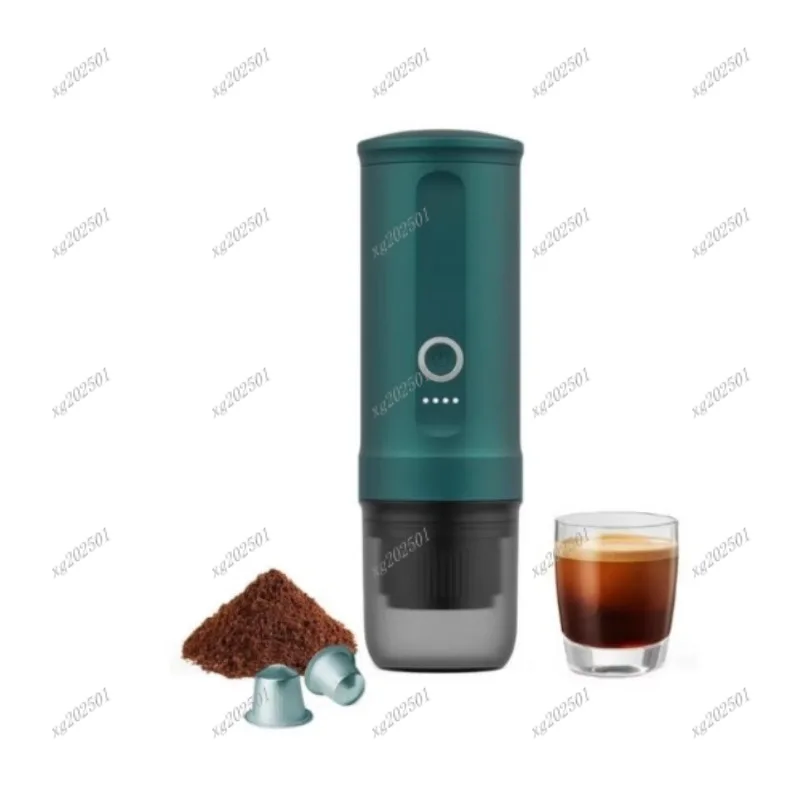 Ultra Light Portable Handheld Heated Coffee Machine Automatic Capsule for Camping Hiking Car - Compact Travel Gift