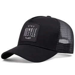 Embroidered baseball cap Outdoor sports mesh cap visor visor casual everything trend
