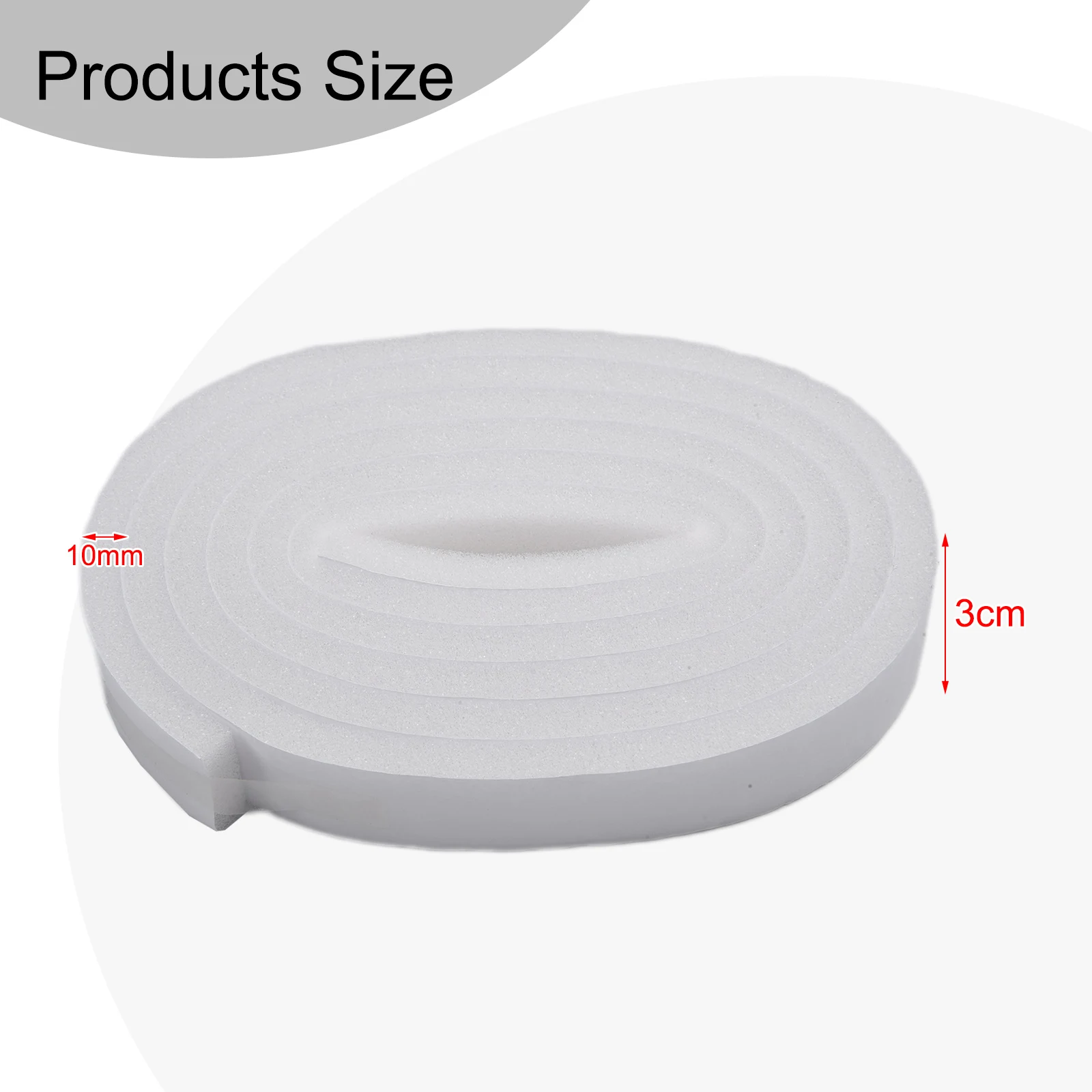 Brand New Sealing Strip Protect Doors Reduce Noise Sound Insulation Sponge Strip Waterproof Windproof 1pcs/2pcs