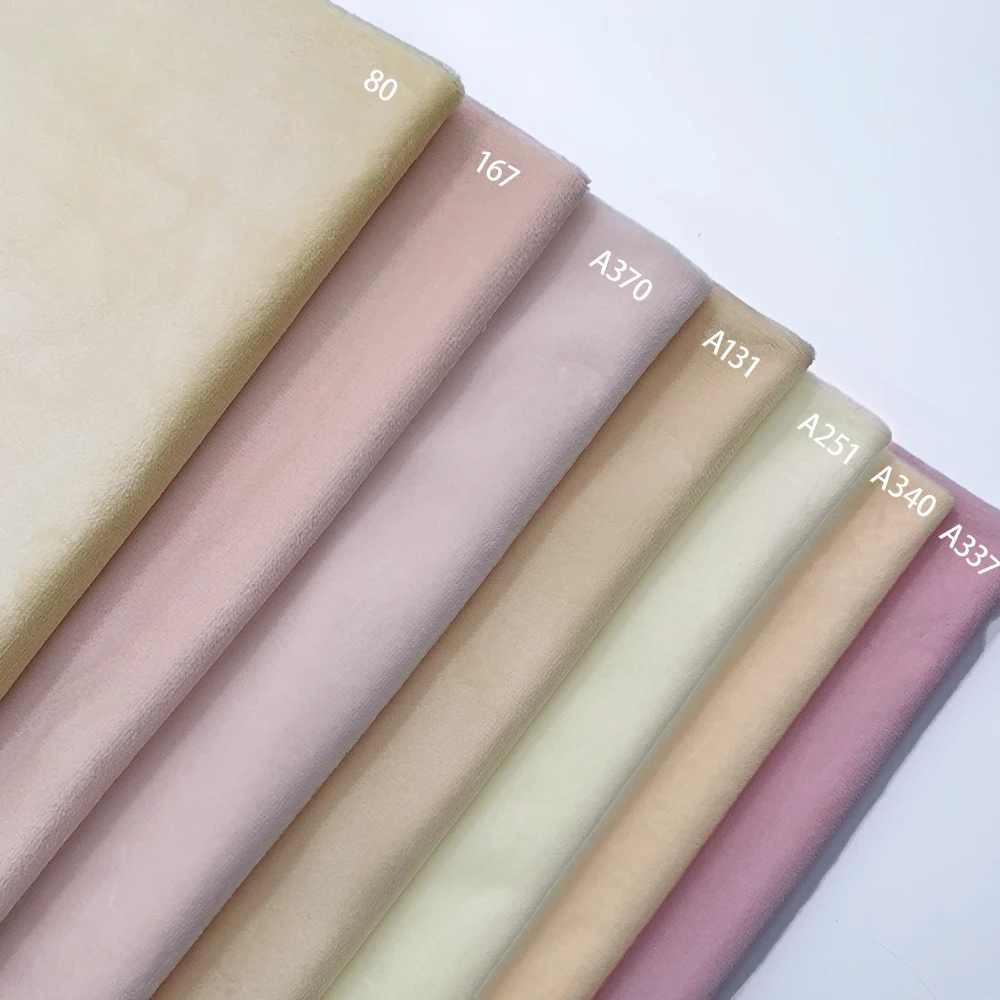 

1mm Plush Fabric 45x50cm DIY Sewing Doll Hair Polyester Environmentally Friendly Non Elastic Doll Skin Color Short Plush Fabric