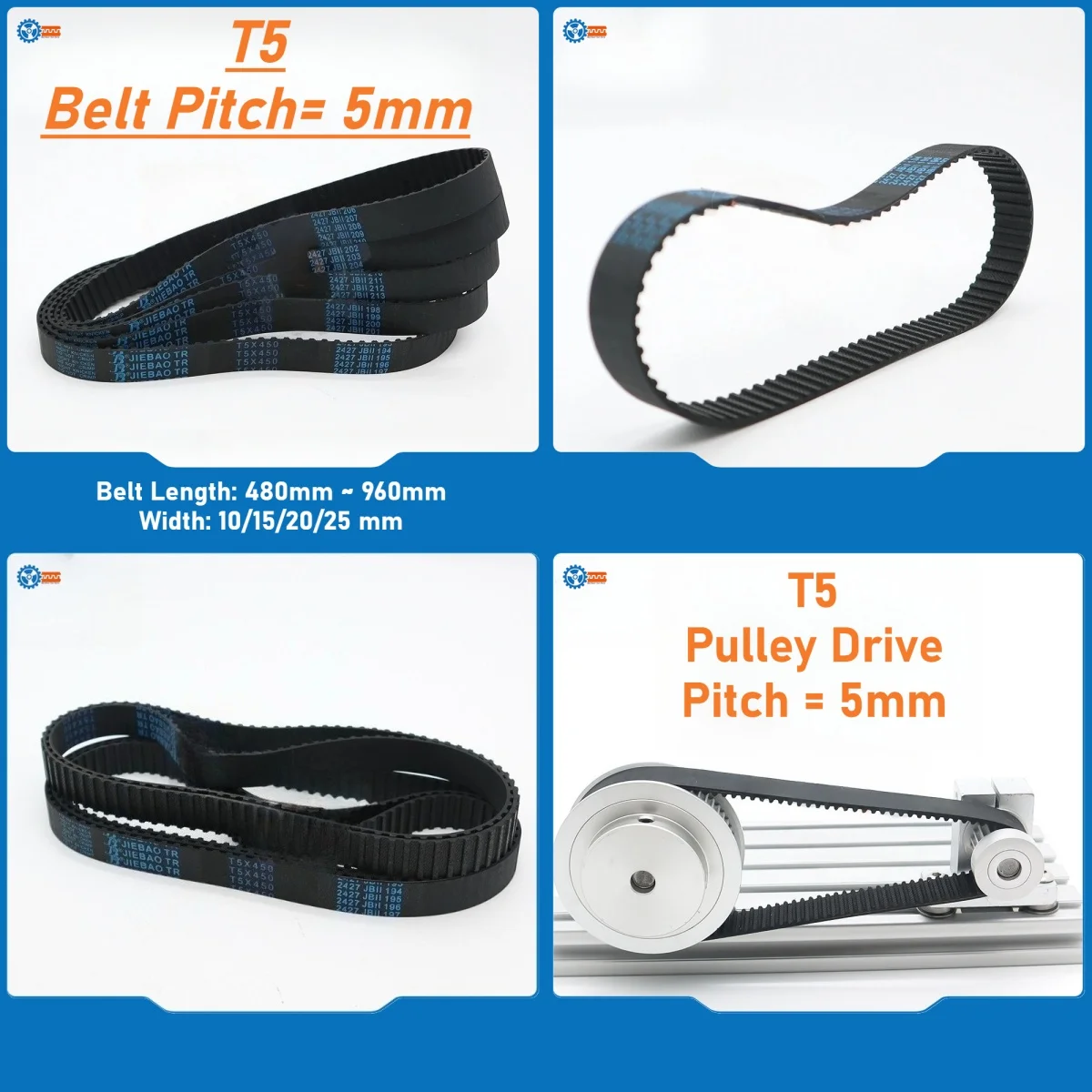 

Applicable to CNC 3D Printer Router Laser Engraver T5 Timing Belt 480mm 500mm 520mm 540mm 560mm 580mm 600mm 620mm 640mm 660mm