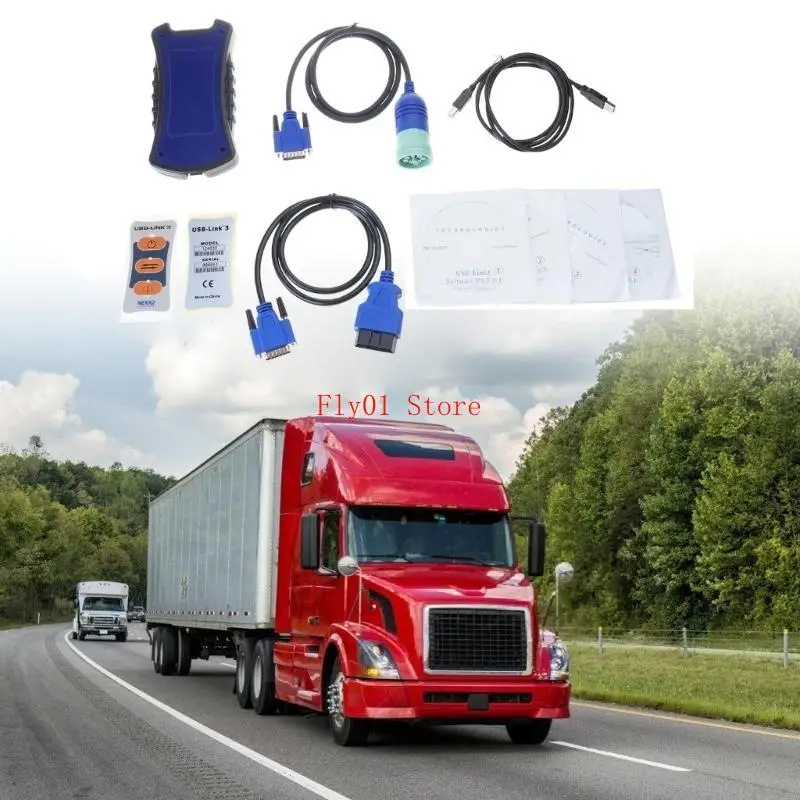 الماسح الضوئي للشاحنة لـ NEXIQ USB Link 3 Truck Diagnostic Tool USB Link Chivanostic System Convector Huchice Duty Fault #2