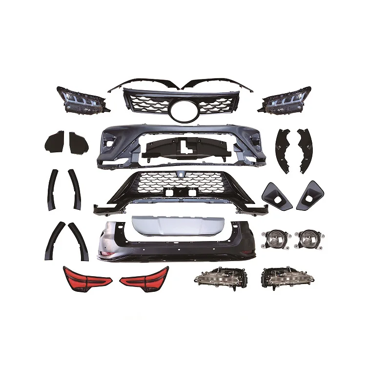 

DaMeiОригинальный качественный комплект кузова 2022, стильная спортивная решетка, фара, задний фонарь, бампер, комплекты кузова для Fortuner 2016-2021