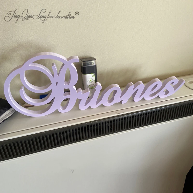 

Custom Personalized Large Wooden Name Signs, Baby Name Signs