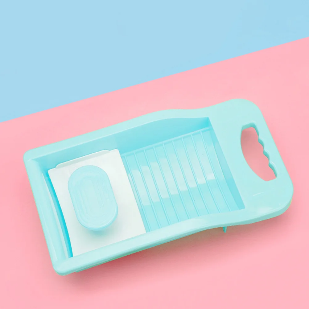 

2Pcs Small Underwear Washboard Durable Laundry Tool Clothes Washing Board Household Sock Washboard Portable Household Washboards