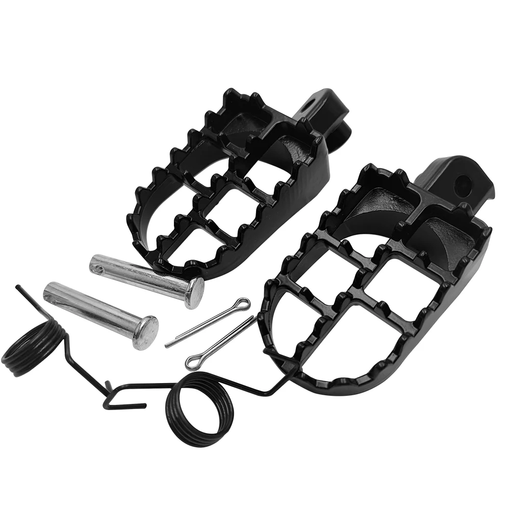Motorcycle Foot Pegs Footrest Pedal For Yamaha PW50 PW80 TW200 Honda XR50R CRF50 CRF70 CRF80 CRF100F Dirt Pit Bike
