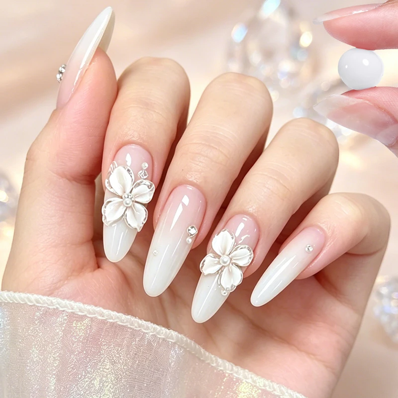 BORN PRETTY gel esculpidor 5D de 15 ml, no adhesivo, gel constructor de mano, gel de tallado DIY para lazos, flores, formas geométricas, diseño de uñas 2