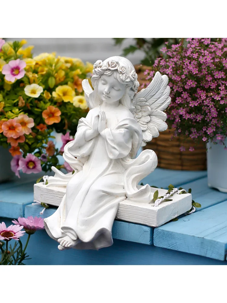 Garden Angel Decoration European Retro Field Gardening Groceries Hanging Decorations Outdoor Courtyard