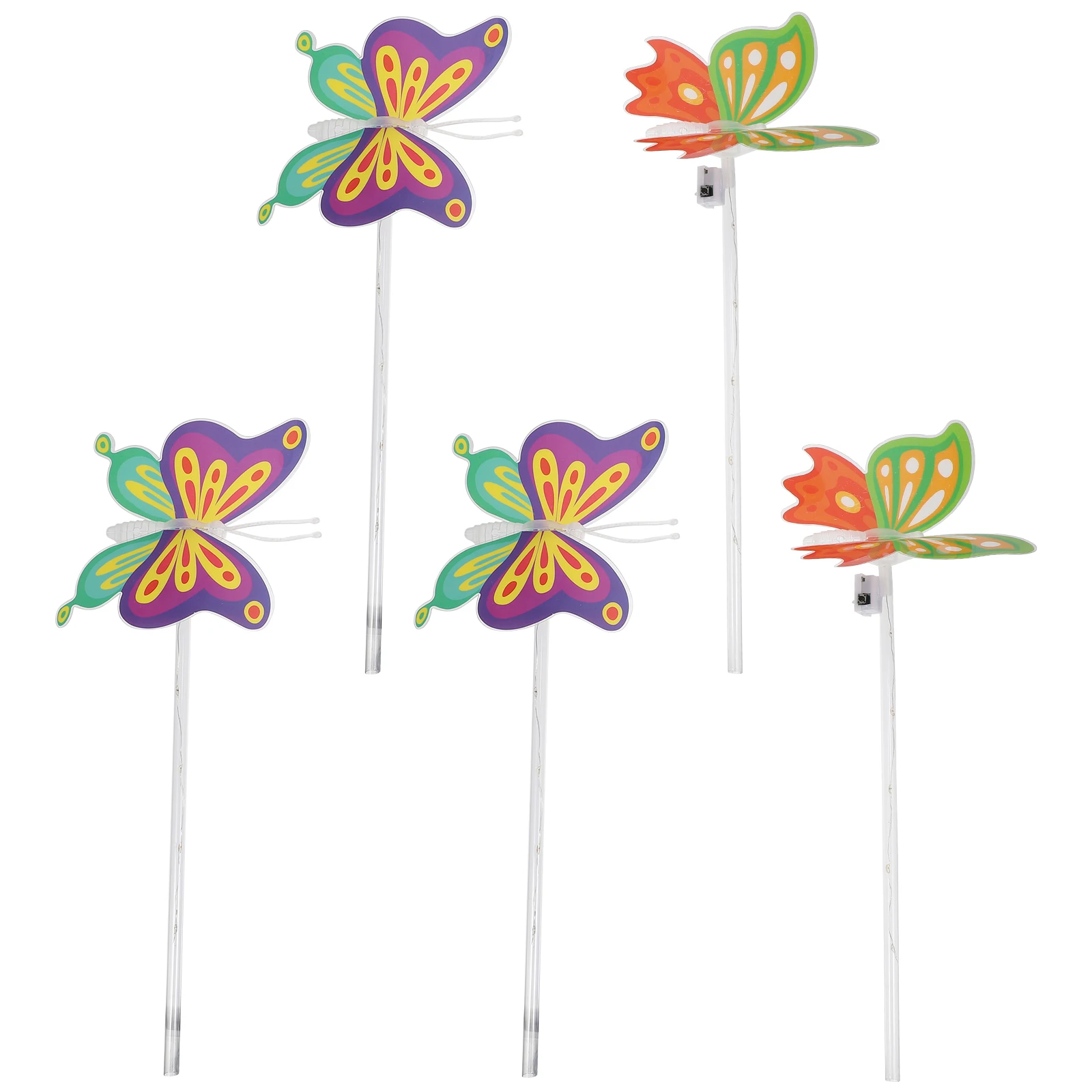 

5 Pcs Fairy Sticks Beautiful Light Plastic Kids Toy Delicate Shine W Luminous Fun Party Fairy Stick Accessories