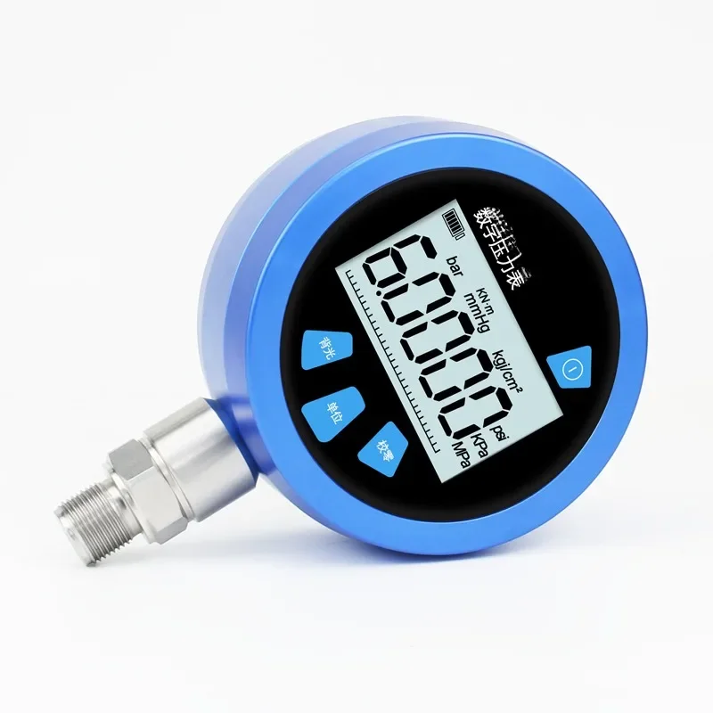 Calibration digital pressure gauge high accuracy LCD display dynamic pressure gauge meter price