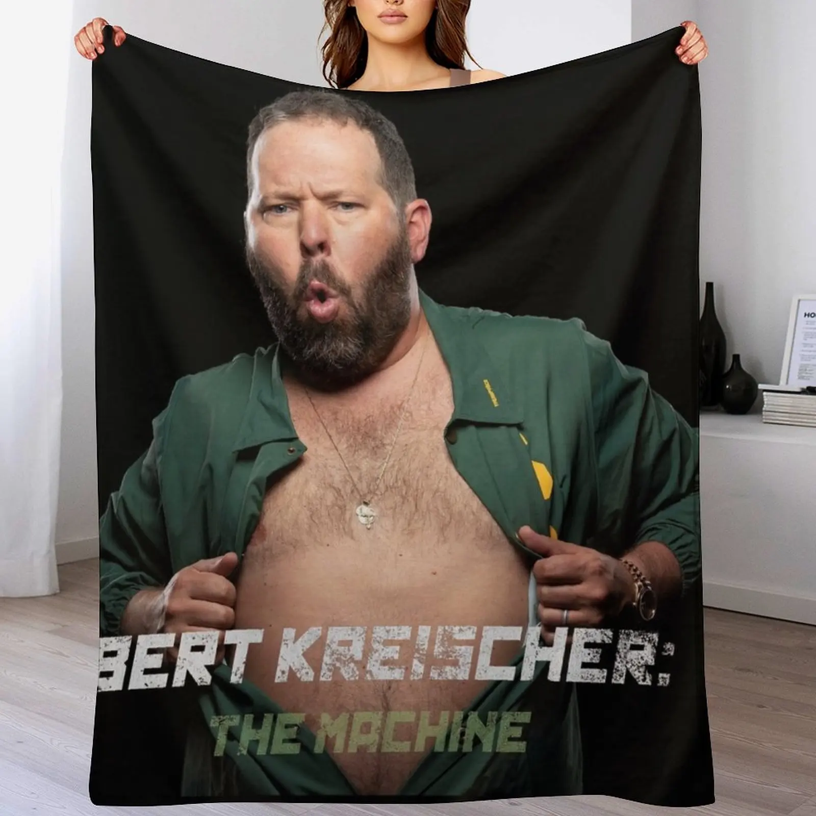 

Bert Kreischer Throw Blanket Winter beds Luxury Designer Bed Furrys Blankets