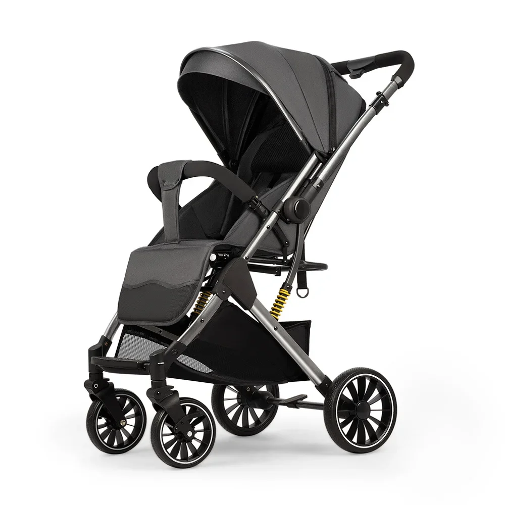 Portable Baby Stroller Newborn Baby Two-way Swivel Seat High Landscape Folding Travel Stroller Ultra-light Four-wheeled Stroller