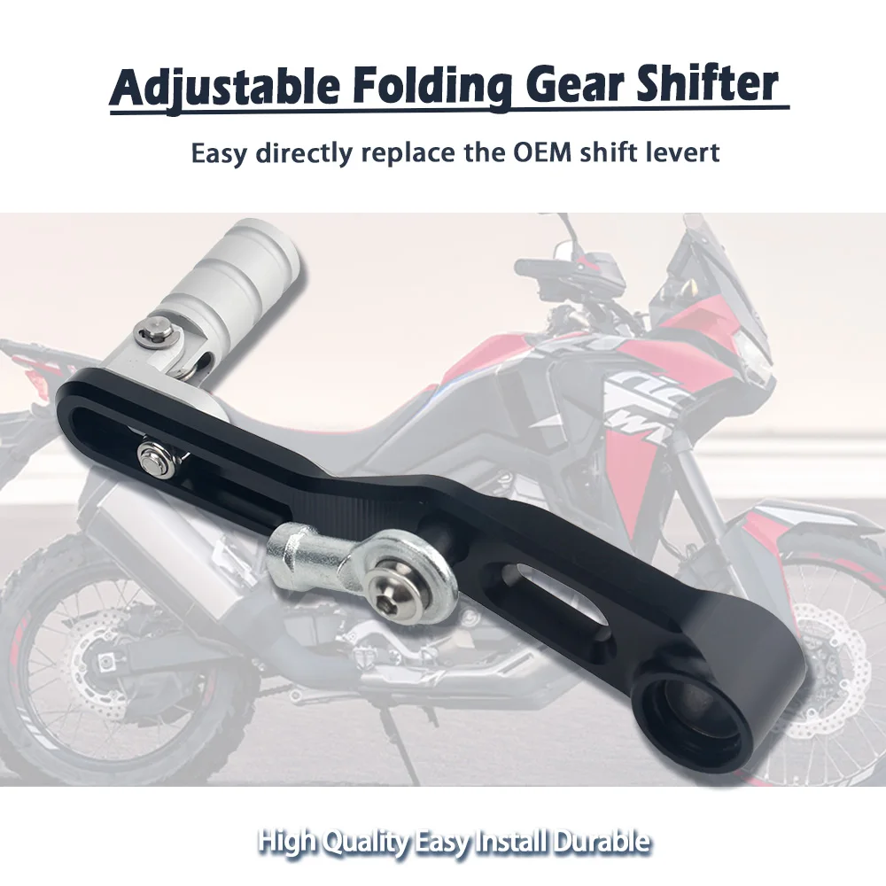 

Motorcycle Adjustable Folding Gear Shift Lever Shifter Pedal CNC For Honda CRF1000L Africa twin 2014 15 2016 2017 2018 CRF1000 L