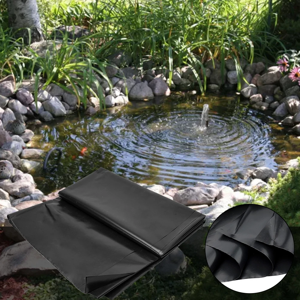 Outdoor Fish Pond Liner Waterproof Cloth Gardens Pools PVC Membrane Reinforced Landscaping HDPE Pool Fish Pond Liners