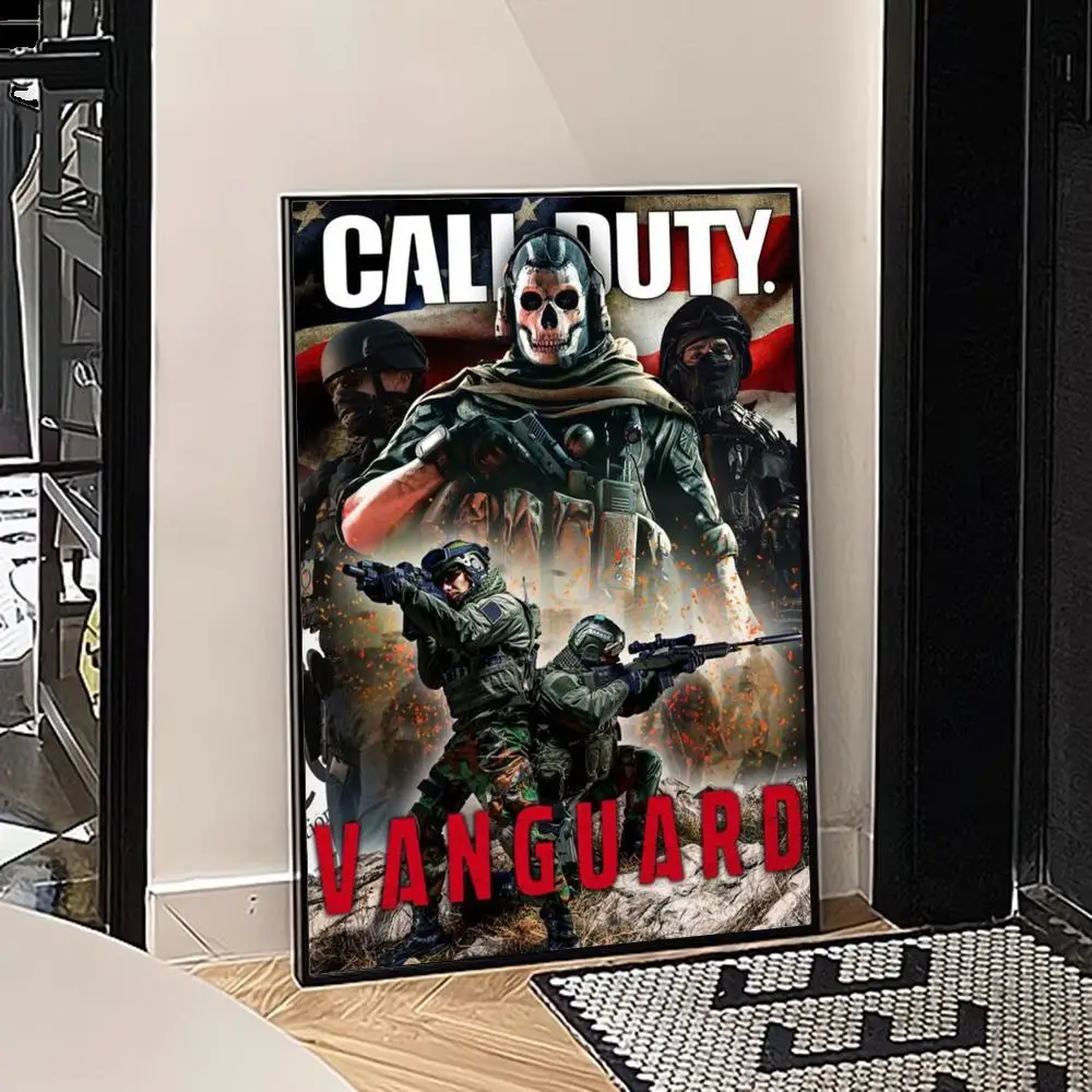 Call Of Duty Classic Anime Poster Vintage Posters Sticky Retro Kraft Paper Sticker DIY Room Bar Cafe Kawaii Room Decor