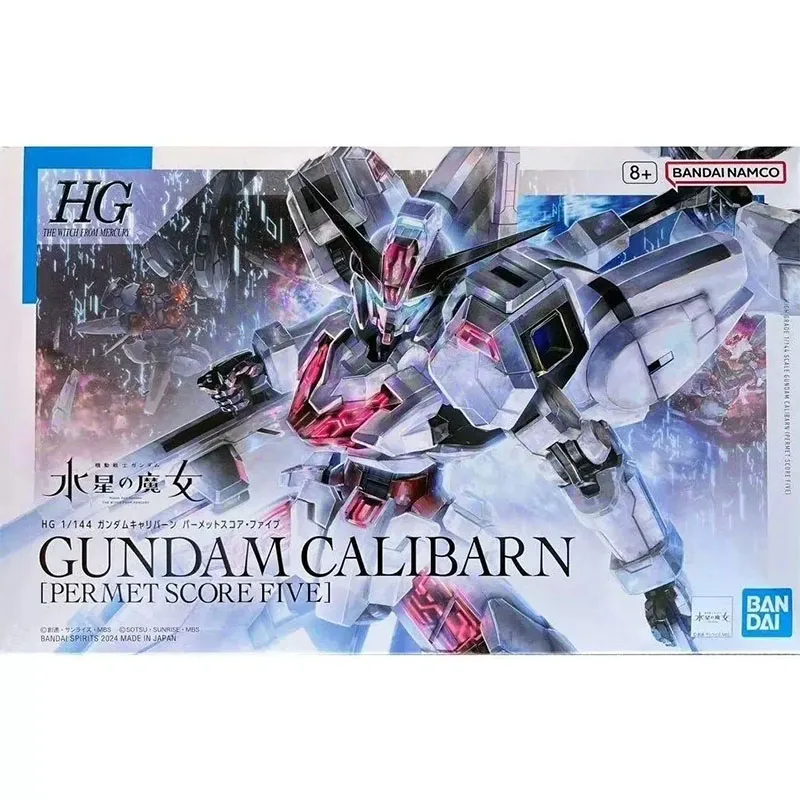 BANDAI Anime HG PB 1/144 X-EX01 GUNDAM CALIBARN PERMET SCORE FIVE Mobile Suit Model Kit Assembly Plastic Action Toy Figure Gift