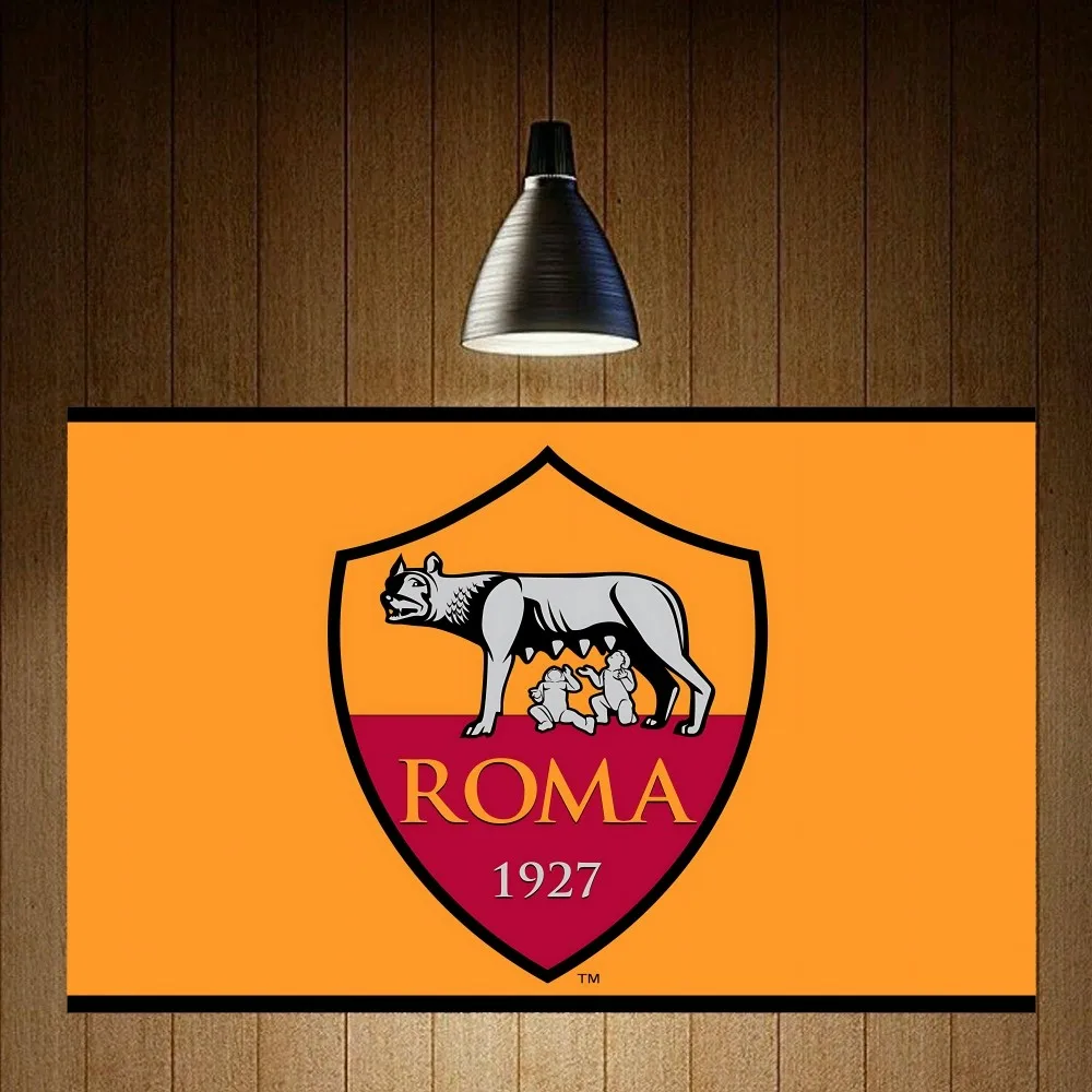 AS R-Roma Flag Yard Idea For Party Banner Table Wall Decoratio Tapestry Polyester Printed Garage Or Outdoor