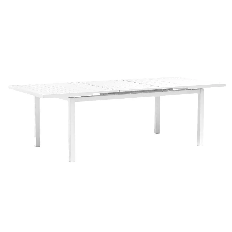 

Tables and chairs Nordic leisure furniture Outdoor metal Garden aluminum alloy 1.8 meters Dew dining table