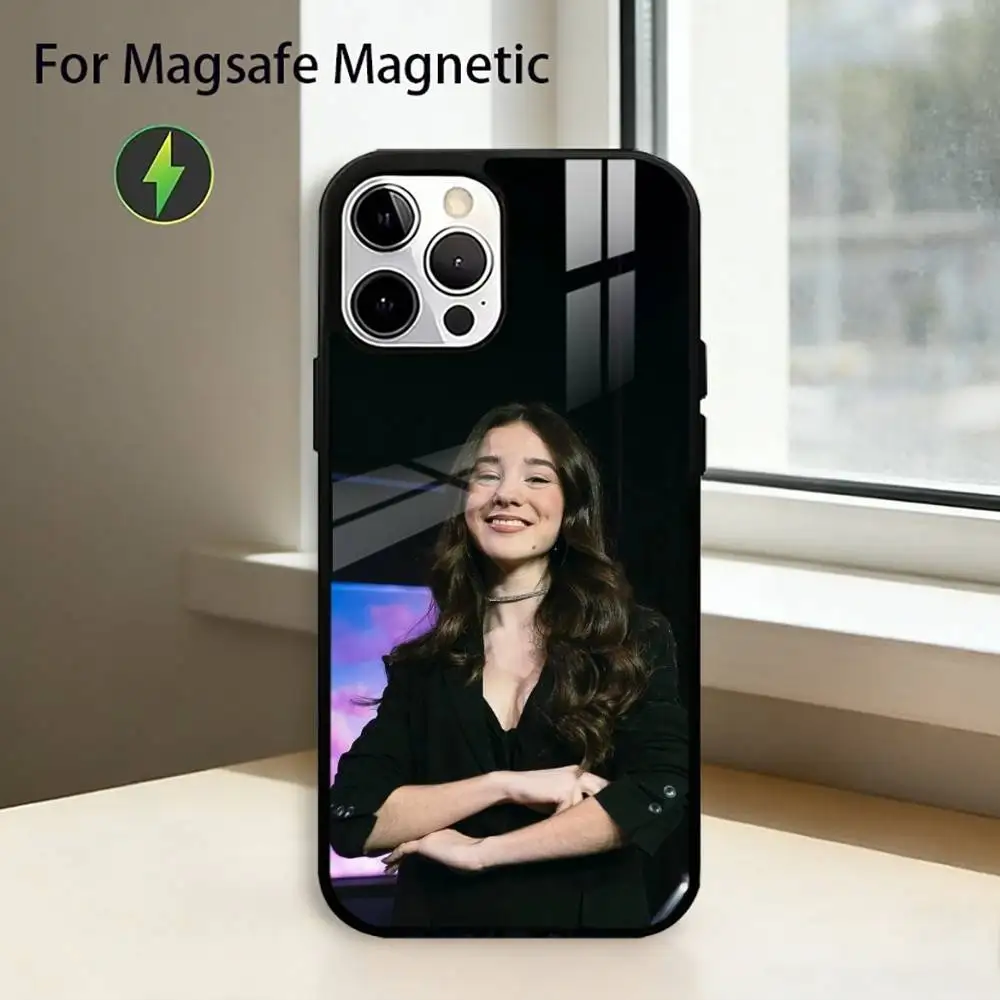 Cristina L-Lora Singer Phone Case For iPhone17,16,15,14,13,12,11 Plus,Pro Compatible with magnetic wireless charging