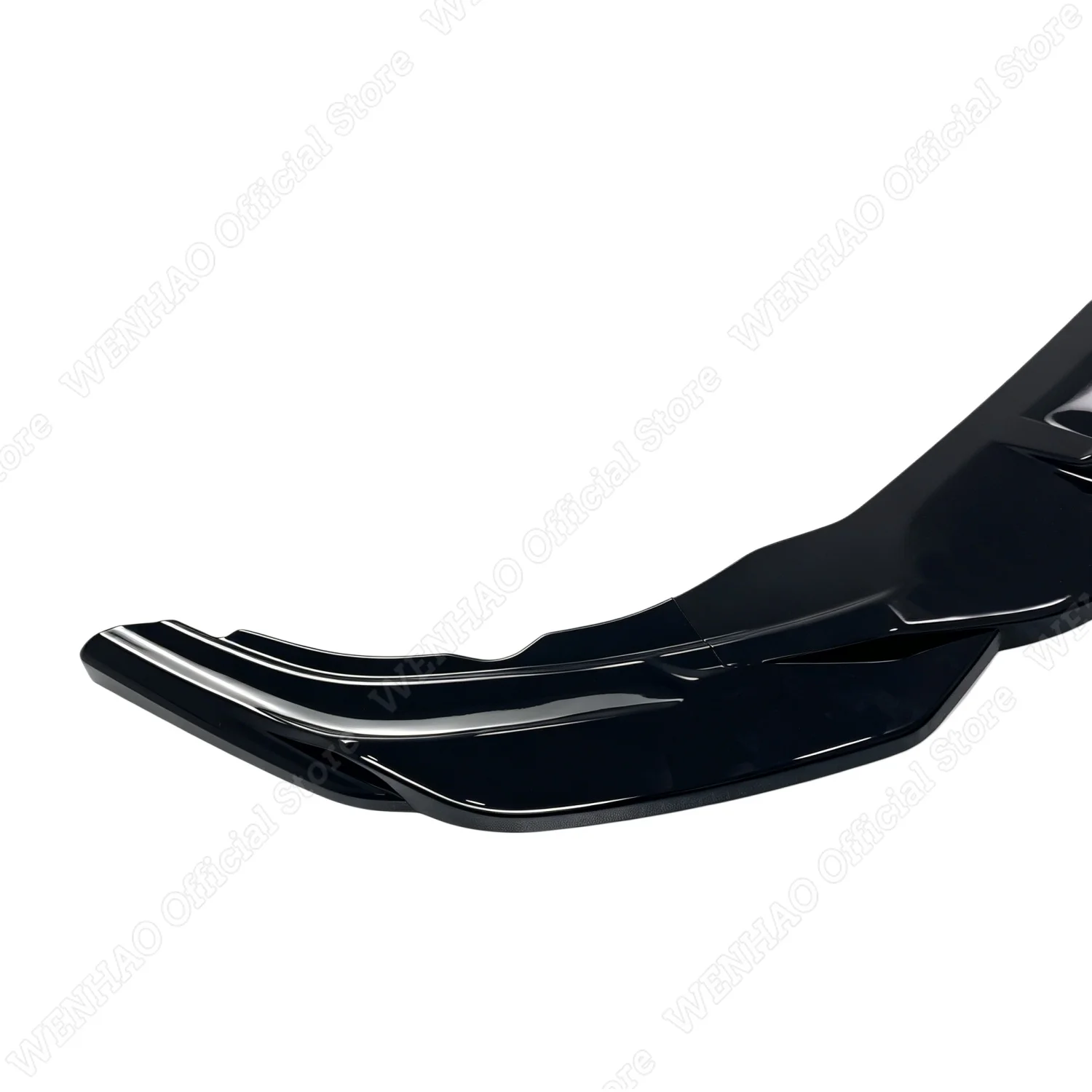 3-teiliger Maxton Style V.4 Auto-Frontstoßstangen-Lippenspoiler für VW Golf 8R 2020-2024 Diffusor-Zierleiste Hochglanz-Schwarz Karosserie-Kit – Detail 6