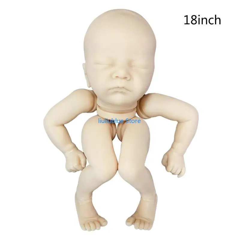 18in قابلة للجمع لإكسسوارات الدمية لعبة تعليمية لشخصية الحركة واقعية من الفينيل للدمية مع جسم من القماش للأطفال Interac 62CF #5