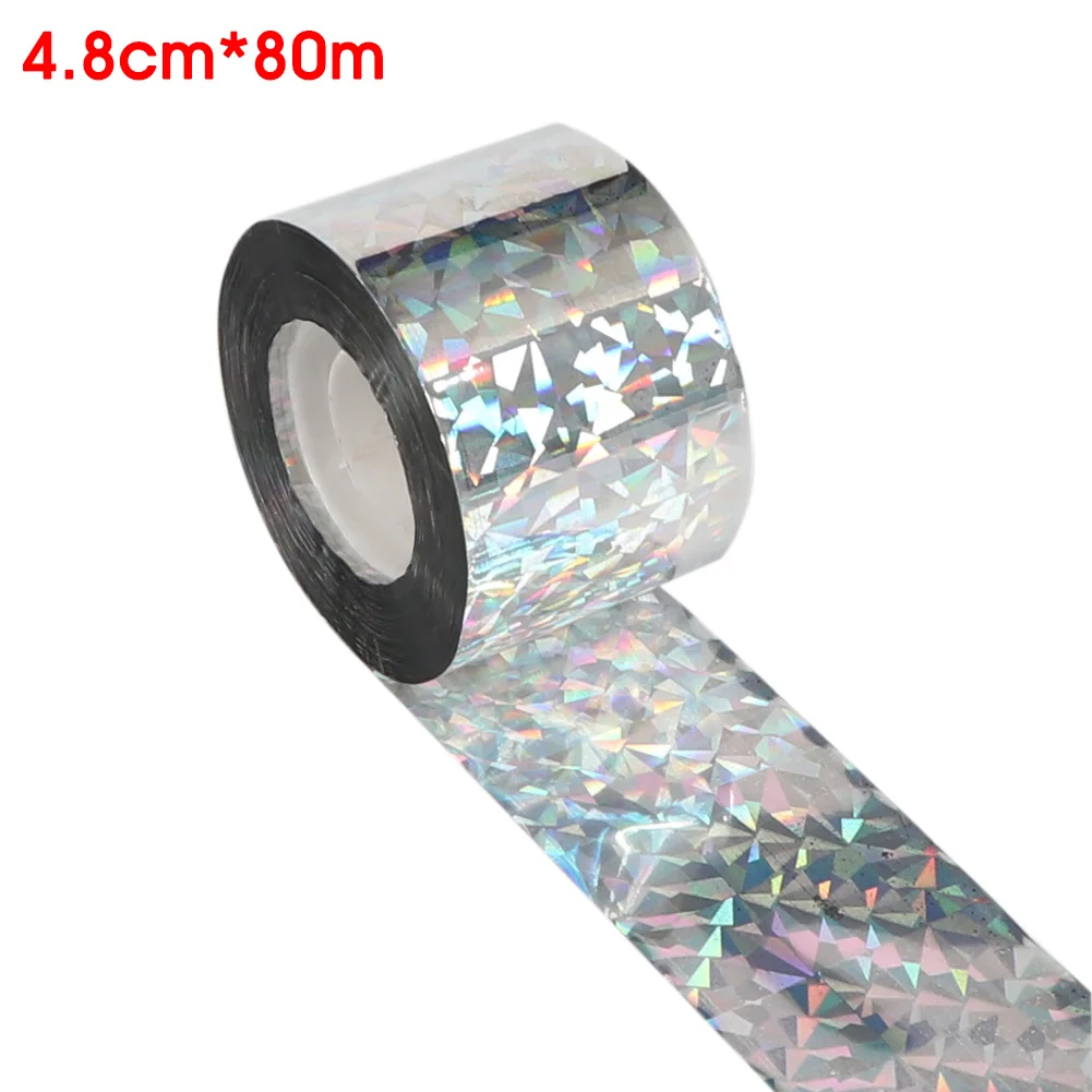 50m/80m Anti Bird Tape Bird Scare Tape Audible Repellent Fox Pigeons Repeller Ribbon Tapes for Pest Control Gardening supplies