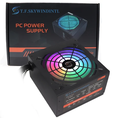 Fonte 500w PSU12V PC Power Sources For Office 500W 24pin ATX Computer…
