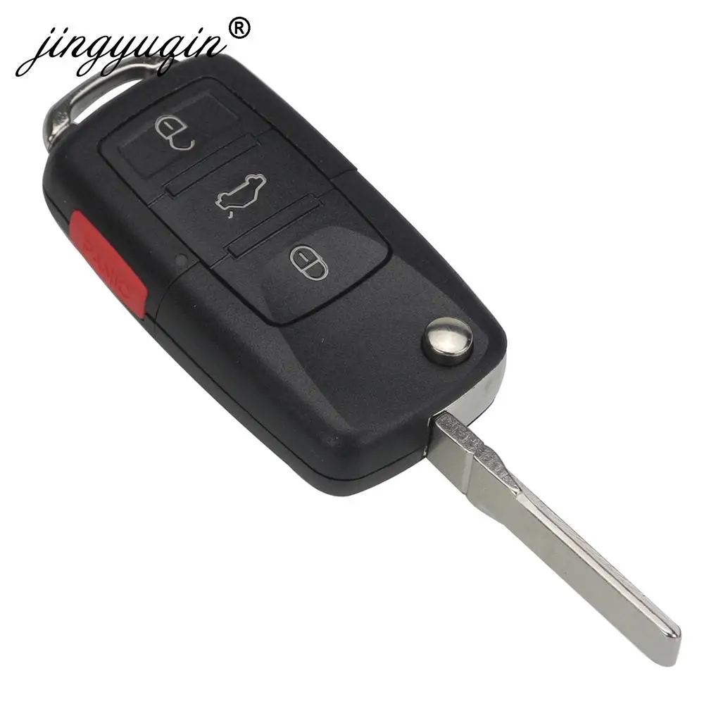 jingyuqin 1J0959753AM Car Remote Key for VW Beetle Golf Passat Jetta 315Mhz ID48 1J0 959 753 AM 5FA008399-30 2000-2006 Key Fob