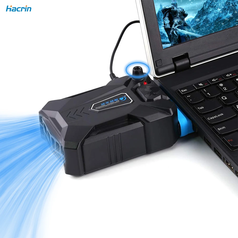 Vacuum Portable Laptop Cooler External Extracting Cooling Fan Notebook USB Notebook Cooler for 15 15.6 17 Inch Laptop Cooling